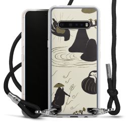 Carry Case Transparent Fabric black/silver