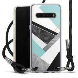 Carry Case Transparent Fabric black/silver