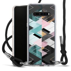 Carry Case Transparent Fabric black/silver