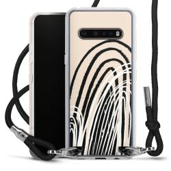 Carry Case Transparent Fabric black/silver