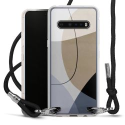 Carry Case Transparent Fabric black/silver