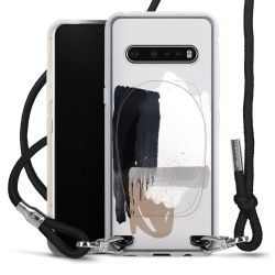 Carry Case Transparent Fabric black/silver