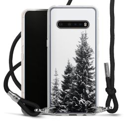 Carry Case Transparent Fabric black/silver