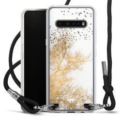 Carry Case Transparent Fabric black/silver