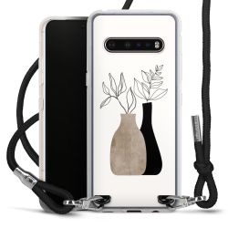 Carry Case Transparent Fabric black/silver