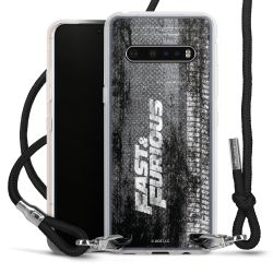 Carry Case Transparent Fabric black/silver