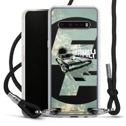 Carry Case Transparent Fabric black/silver