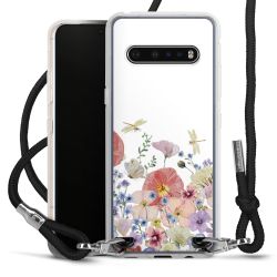 Carry Case Transparent Fabric black/silver