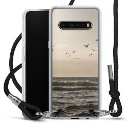 Carry Case Transparent Fabric black/silver