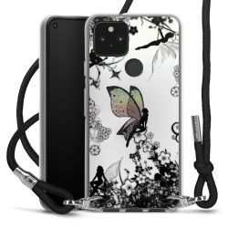 Carry Case Transparent Fabric black/silver