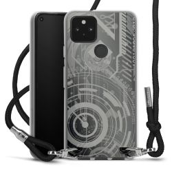 Carry Case Transparent Fabric black/silver