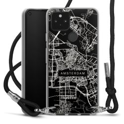 Carry Case Transparent Fabric black/silver