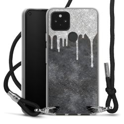 Carry Case Transparent Fabric black/silver