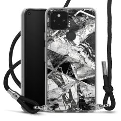 Carry Case Transparent Fabric black/silver