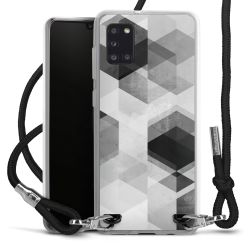 Carry Case Transparent Fabric black/silver