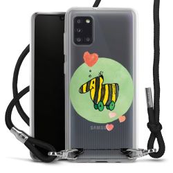 New Carry Case Transparent Stoff schwarz/silber