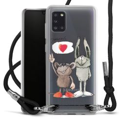 New Carry Case Transparent Stoff schwarz/silber