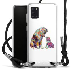 New Carry Case Transparent Stoff schwarz/silber