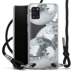 New Carry Case Transparent Stoff schwarz/silber