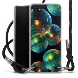 New Carry Case Transparent Stoff schwarz/silber