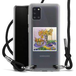 New Carry Case Transparent Stoff schwarz/silber