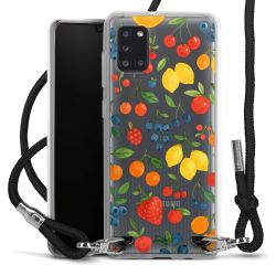 New Carry Case Transparent Stoff schwarz/silber