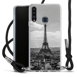 Carry Case Transparent Fabric black/silver