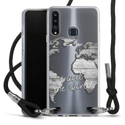 Carry Case Transparent Fabric black/silver