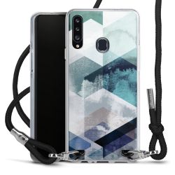 Carry Case Transparent Fabric black/silver