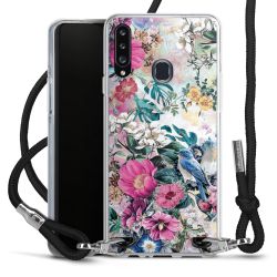 Carry Case Transparent Fabric black/silver