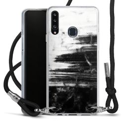 Carry Case Transparent Fabric black/silver