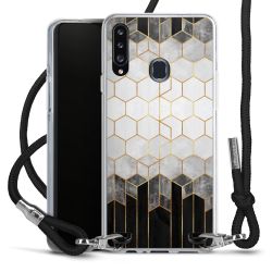 Carry Case Transparent Fabric black/silver