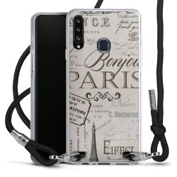 Carry Case Transparent Fabric black/silver