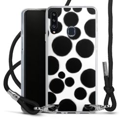 Carry Case Transparent Fabric black/silver