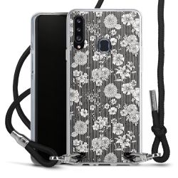 Carry Case Transparent Fabric black/silver