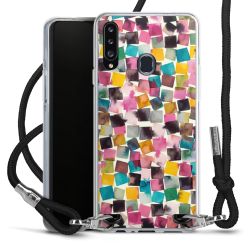 Carry Case Transparent Fabric black/silver