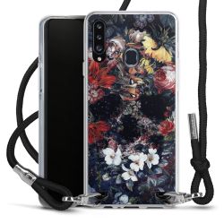 Carry Case Transparent Fabric black/silver