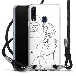 Carry Case Transparent Fabric black/silver