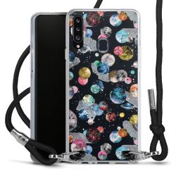 Carry Case Transparent Fabric black/silver