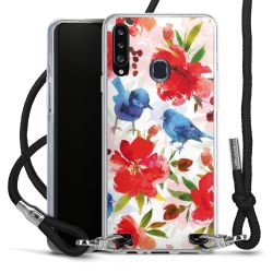 Carry Case Transparent Fabric black/silver