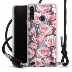 Carry Case Transparent Fabric black/silver