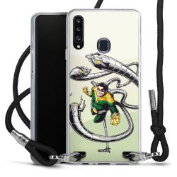 New Carry Case Transparent Stoff schwarz/silber