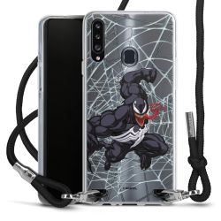 New Carry Case Transparent Stoff schwarz/silber