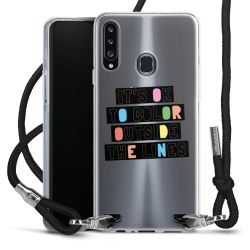 New Carry Case Transparent Stoff schwarz/silber