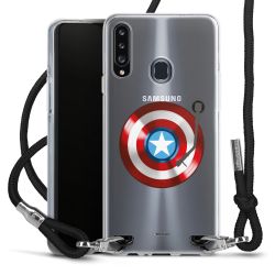 New Carry Case Transparent Stoff schwarz/silber