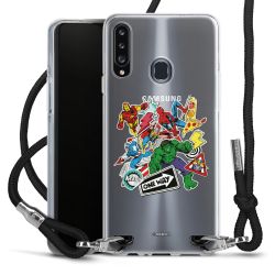 New Carry Case Transparent Stoff schwarz/silber