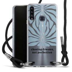 New Carry Case Transparent Stoff schwarz/silber