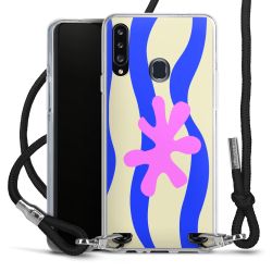 New Carry Case Transparent Stoff schwarz/silber