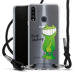 New Carry Case Transparent Stoff schwarz/silber