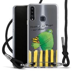 New Carry Case Transparent Stoff schwarz/silber